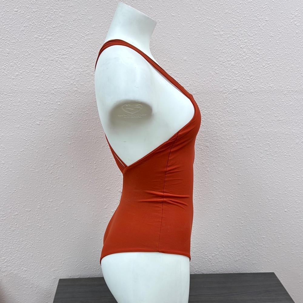 Chic Rust One-Piece Swimsuit - Picture 4 of 6
